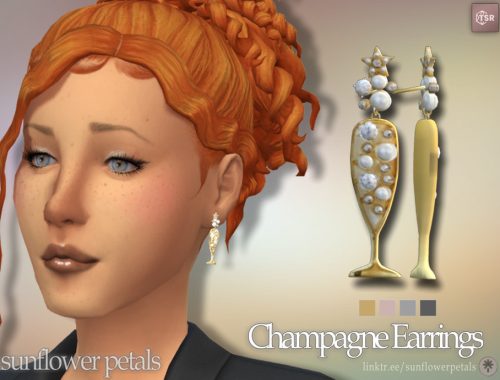 Champagne Earrings
