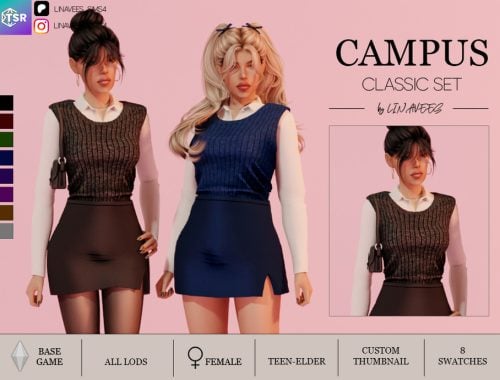 Campus - Vest And Shirt