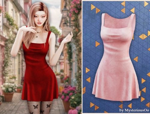 Velvet Fit Flare Dress