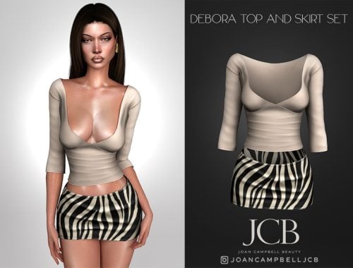 Debora Skirt And Top Set
