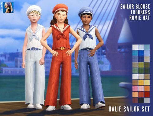 Halie Sailor Set For Child