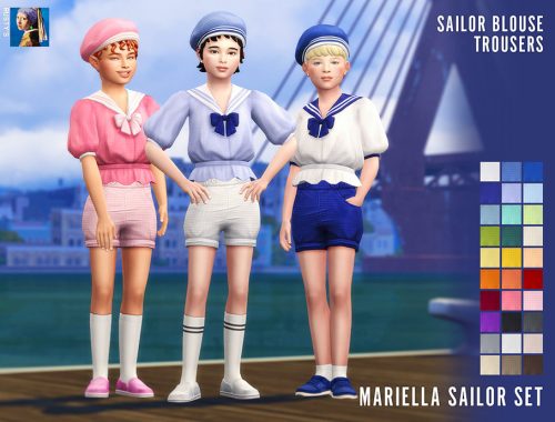 Mariella Sailor Set For Child