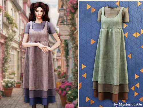 Corduroy Pinafore Dress