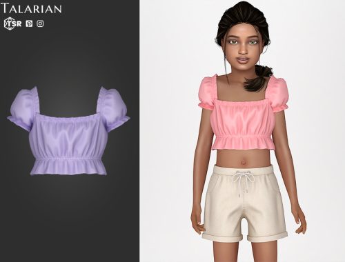Zoey Blouse With Puff Sleeves