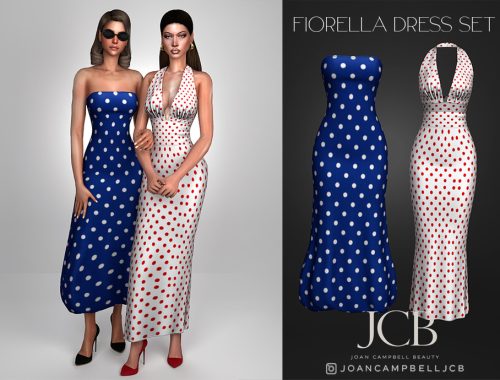 Fiorella Polka Dots Dress Set