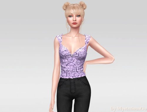 Floral Bow Camisole Top