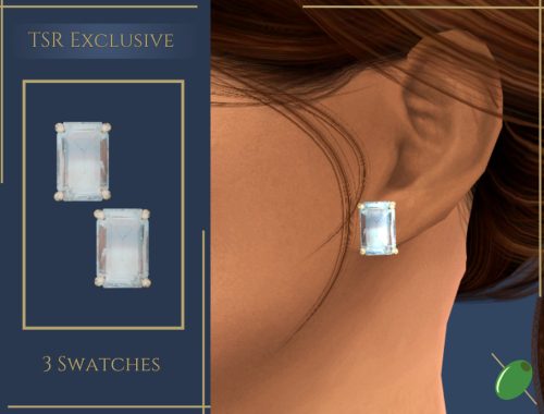 Olivia Aquamarine Earrings