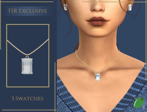 Olivia Aquamarine Necklace
