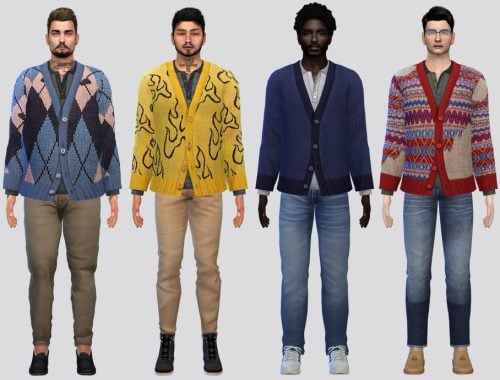 Grandpa Style Cardigan