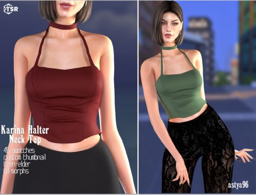 Karina Halter Neck Top