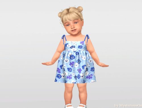 Infant - Cute Floral Flare Dress