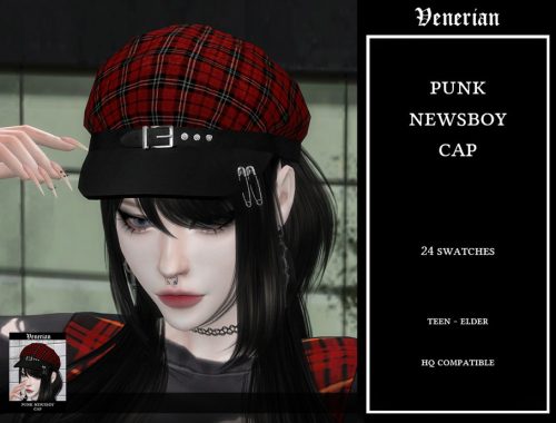 Punk Newsboy Cap