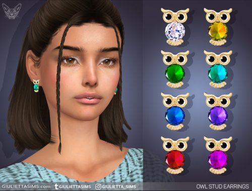 Owl Stud Earrings For Adults Kids And Toddlers
