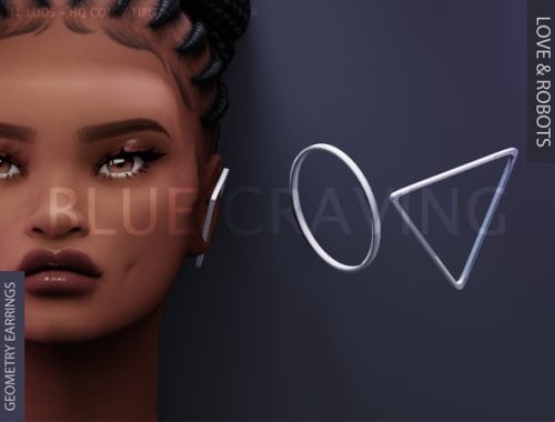 Blue Craving - Geometry Earrings