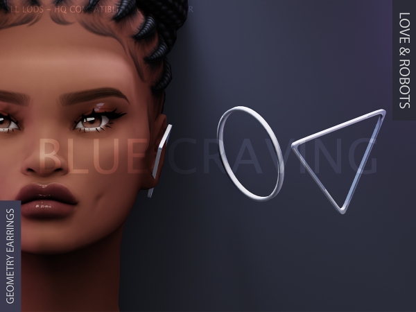 Blue Craving - Geometry Earrings
