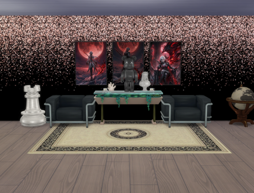 Glittering wallpaper