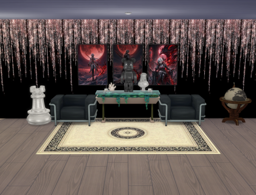 Glittering wallpaper