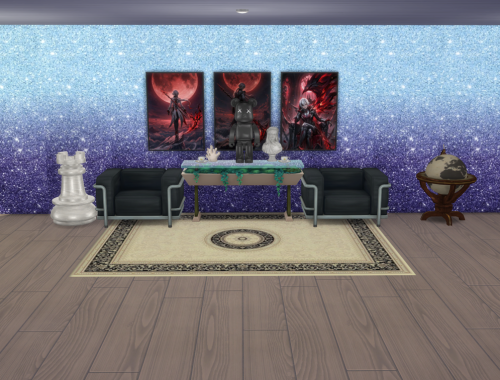 Glittering wallpaper