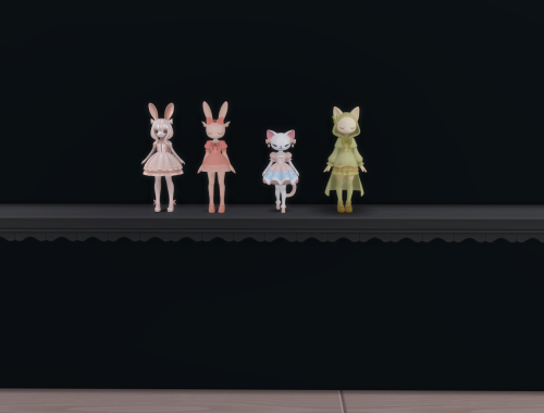 Cute & kawaii cat and bunny doll