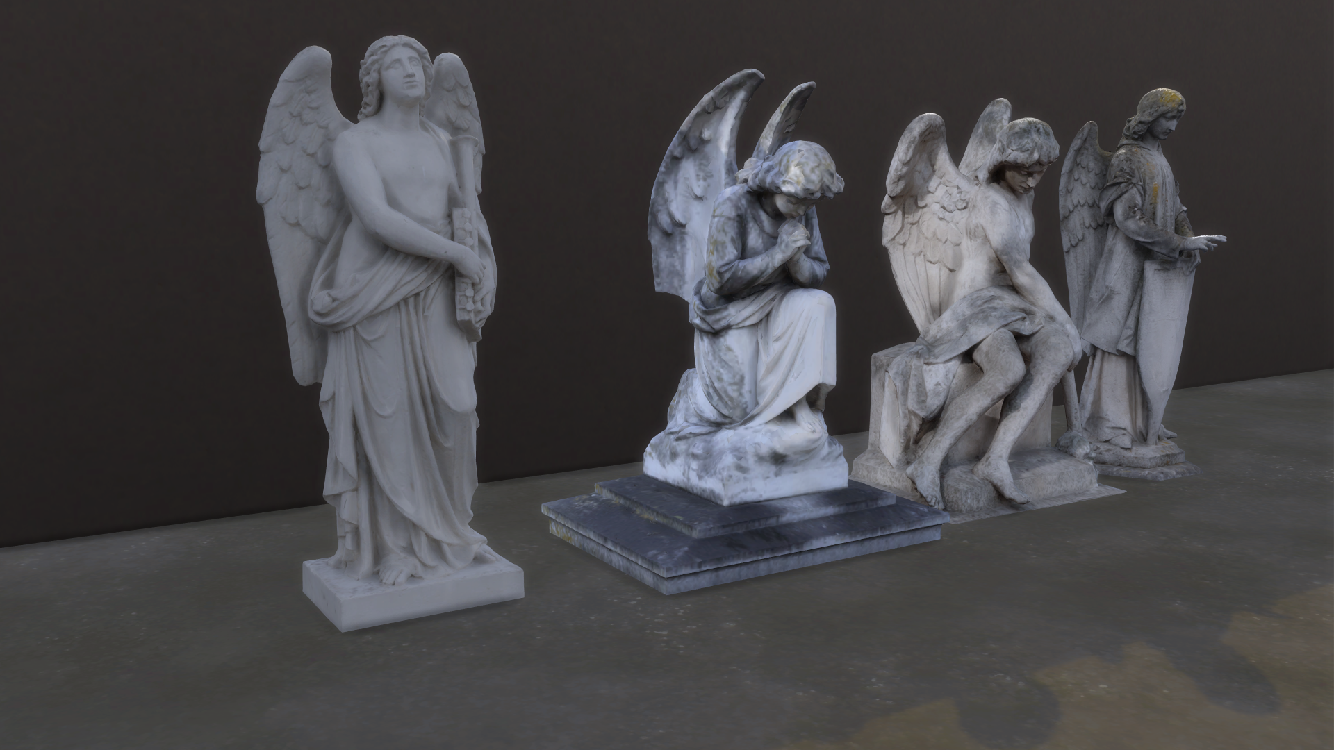 Angel sculpture, statue collection. - Image 4