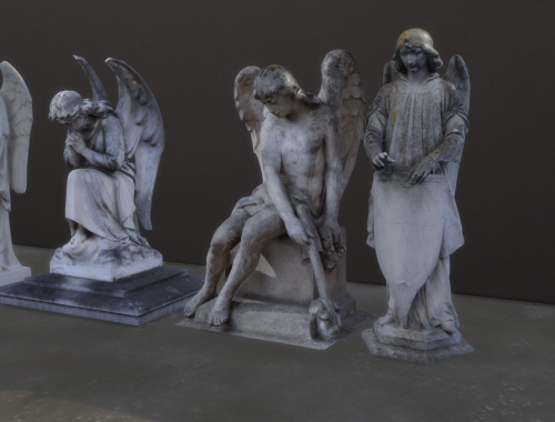 Angel sculpture, statue collection.
