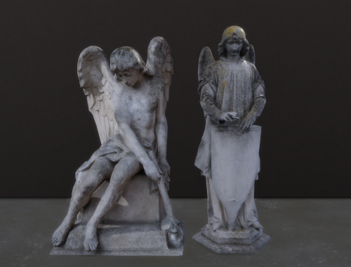 Angel sculpture, statue collection.
