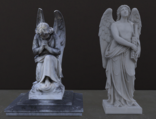 Angel sculpture, statue collection.