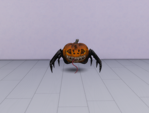 Spooky Pumpkin Spider decor