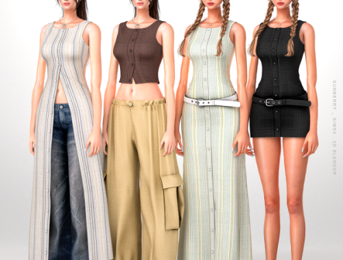 [sunberry]#26.41_top&dress 4 Set