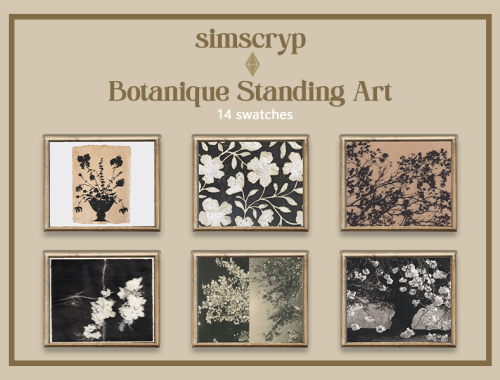 Simscryp - Botanique Standing Art