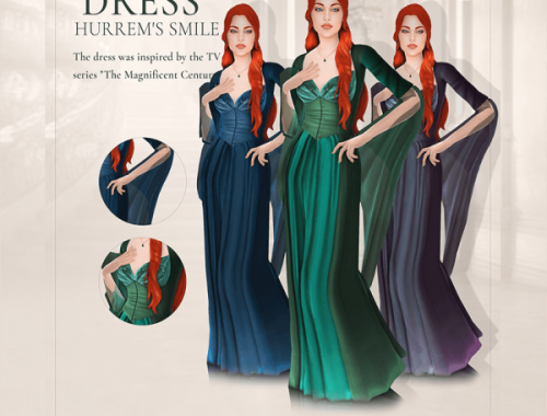 Historical Cc Hurrem Sultan Dress By Medmish_sims