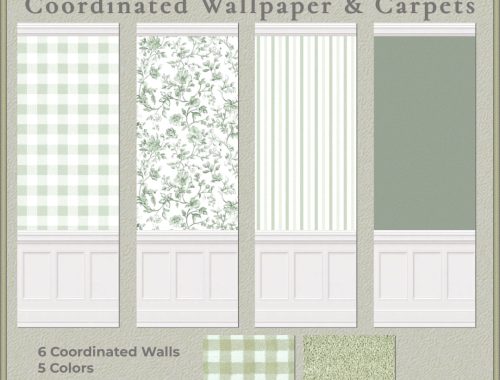 Cottage Days Coordinated Wallpapers & Carpets