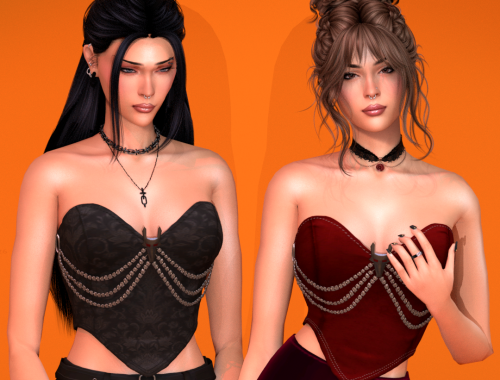 Clintdeep TS4 CC - Lina Corset