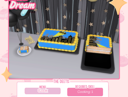 Sim City Knight Cake