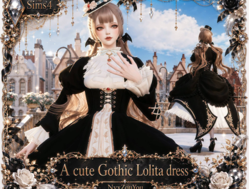 A Cute Gothic Lolita Dress By Nyxzouyou