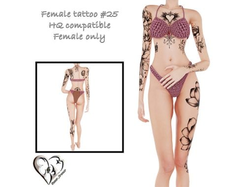 Female Tattoo Xxv