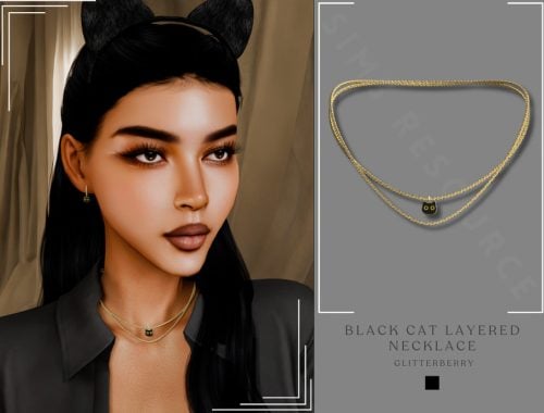 Patreon - Cat Face Layered Necklace