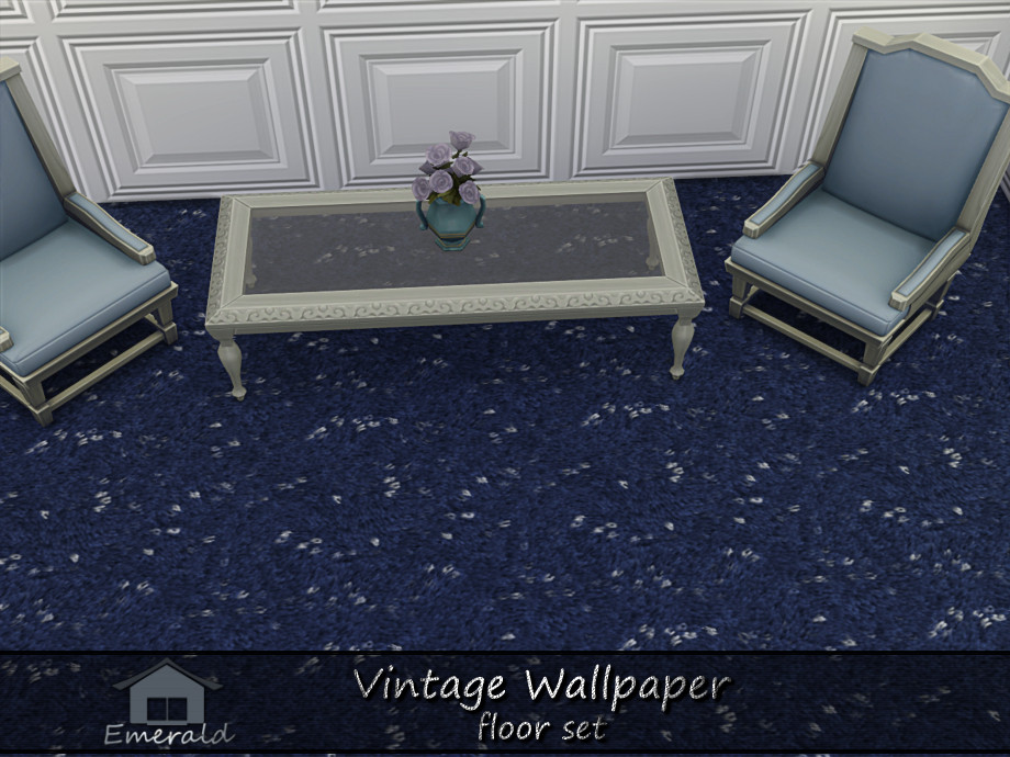 Vintage Wallpaper Floor Set - Image 2