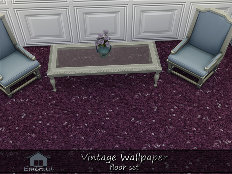 Vintage Wallpaper Floor Set - Image 5