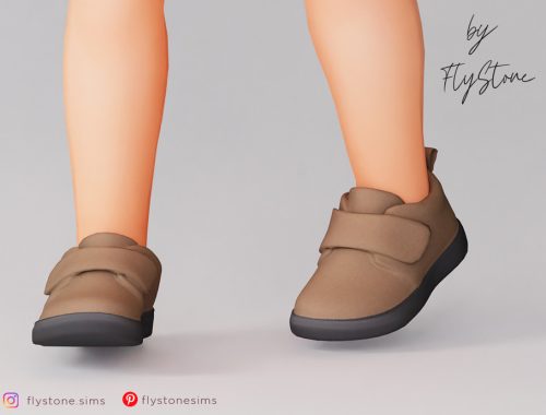 Toddler Padded Velcro Strap Winter Sneakers