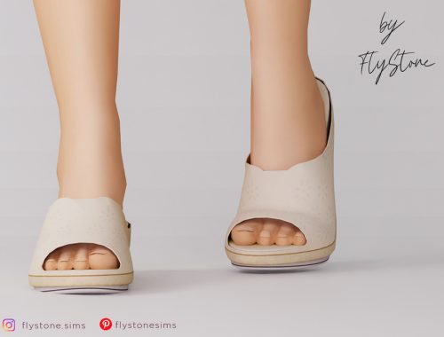 Adult Sandals With Perforated Texture