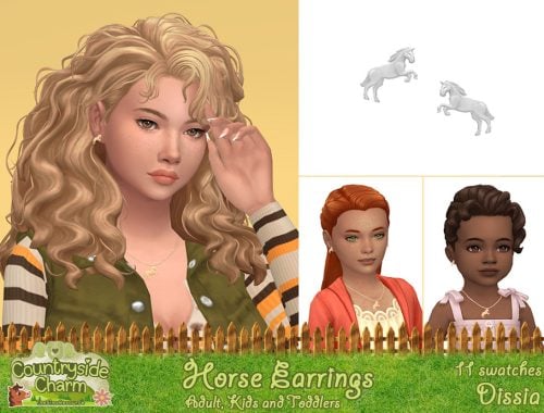 Horse Earrings