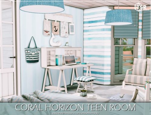Coral Horizon Teen Room