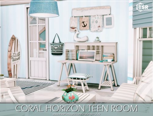 Coral Horizon Teen Room