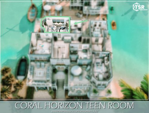 Coral Horizon Teen Room