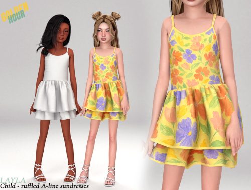Layla - Child Ruffled Sundress
