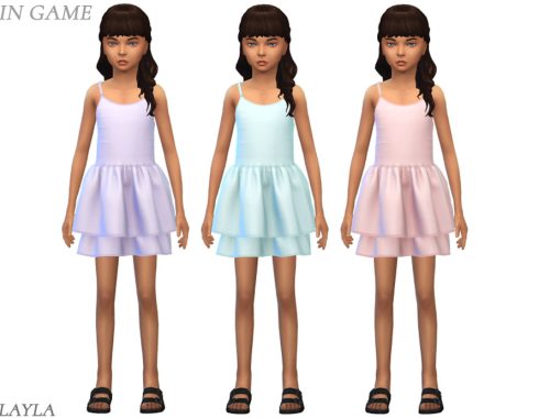 Layla - Child Ruffled Sundress