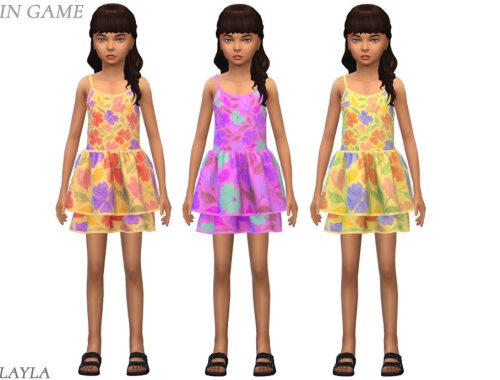 Layla - Child Ruffled Sundress