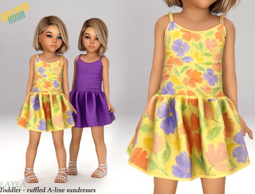 Layla - Toddler Ruffled Sundress