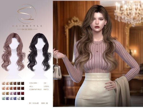 S-club Wavy Curls Hair